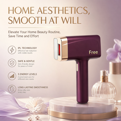 Free IPL Hair Removal Device | Starter Kit-red