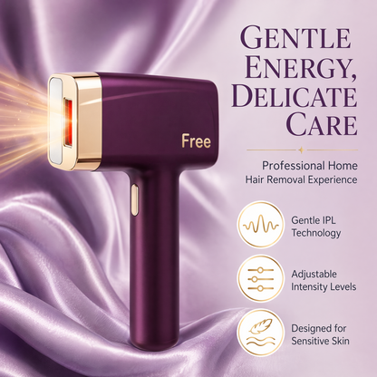 Free IPL Hair Removal Device | Starter Kit-red