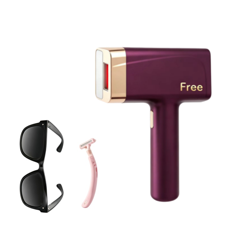 Free IPL Hair Removal Device | Starter Kit-red